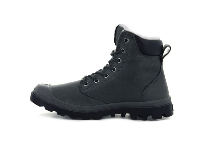 Palladium Pampa Sport Cuff Wps Zimske Čizme Muške Tamno Sive | TQGPRkHV