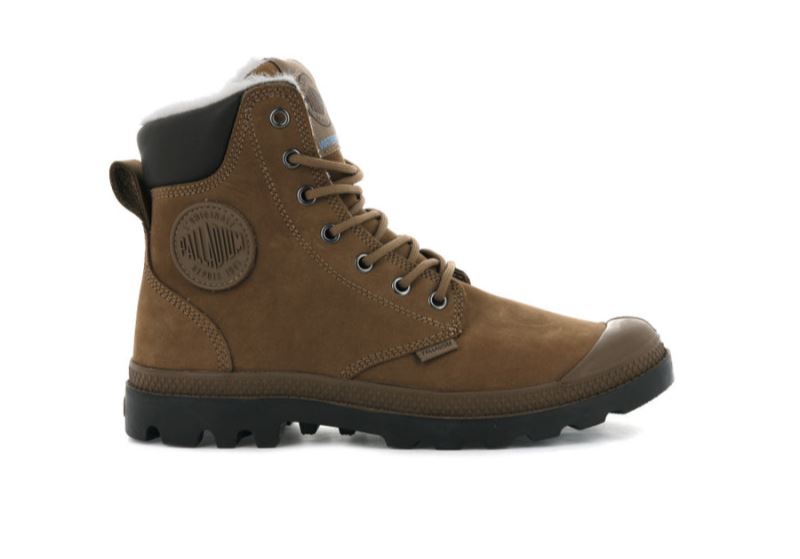 Palladium Pampa Sport Cuff Wps Zimske Čizme Ženske Smeđe Čokoladne | kV2LNkIE