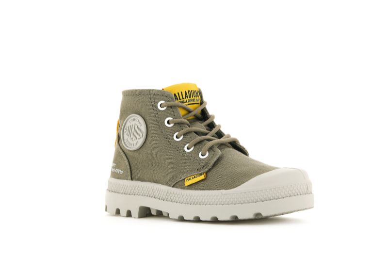 Palladium Pampa Supply Čizme Dječje Zelene | UaG53nJs