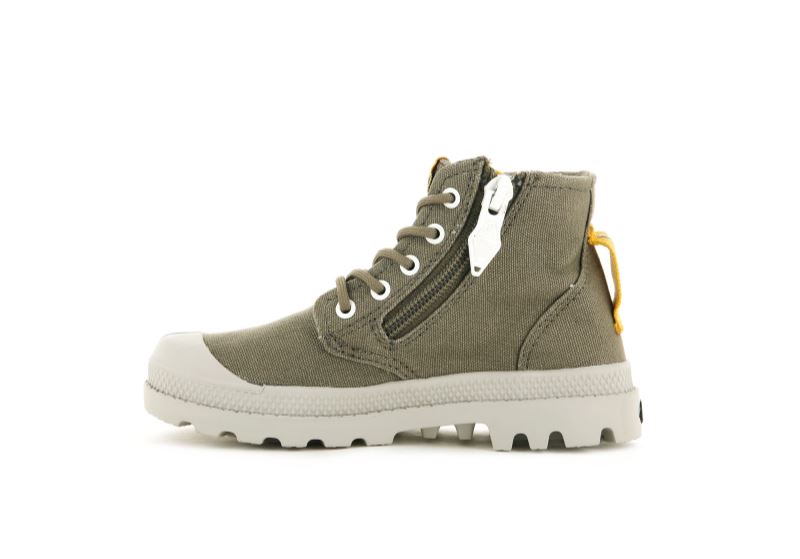 Palladium Pampa Supply Čizme Dječje Zelene | UaG53nJs