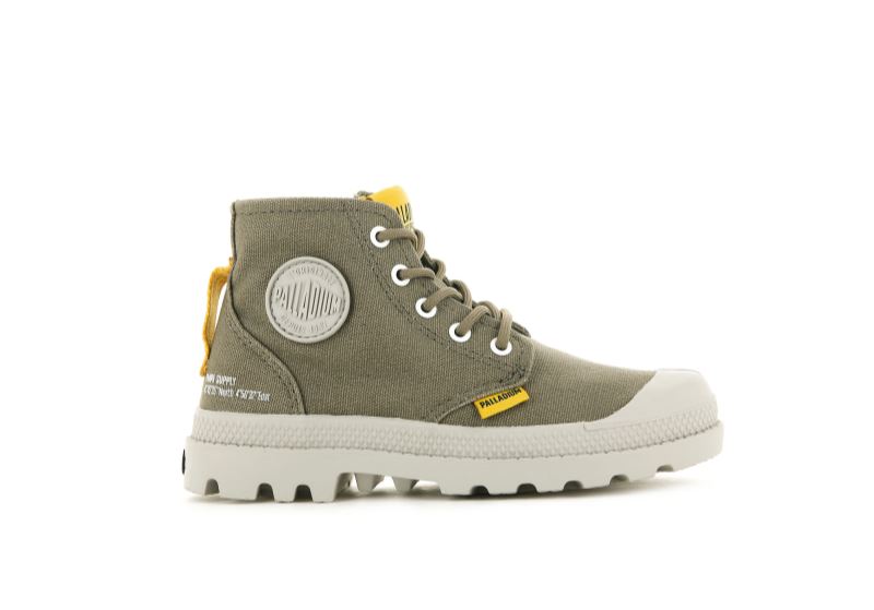 Palladium Pampa Supply Čizme Dječje Zelene | UaG53nJs