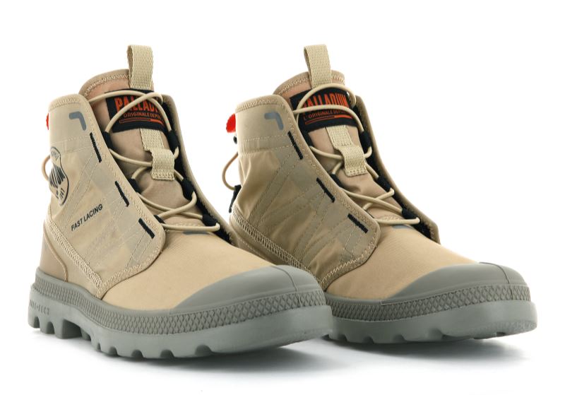 Palladium Pampa Travel Lite Planinarske Cipele Dječje Smeđe | FFjMjoD8