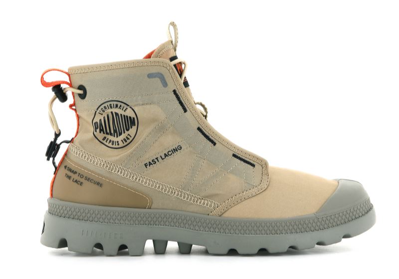 Palladium Pampa Travel Lite Planinarske Cipele Dječje Smeđe | FFjMjoD8