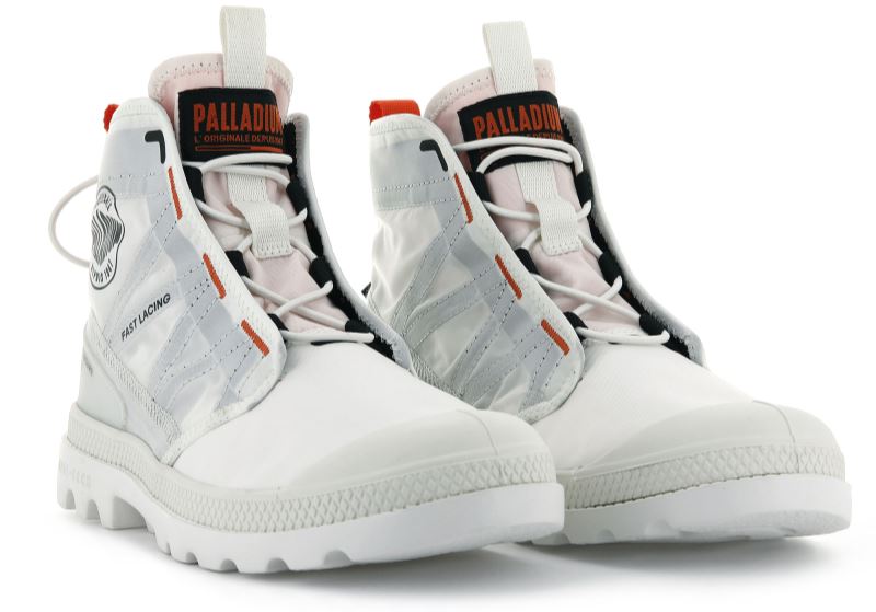 Palladium Pampa Travel Lite Planinarske Cipele Muške Bijele | egp7OG6S