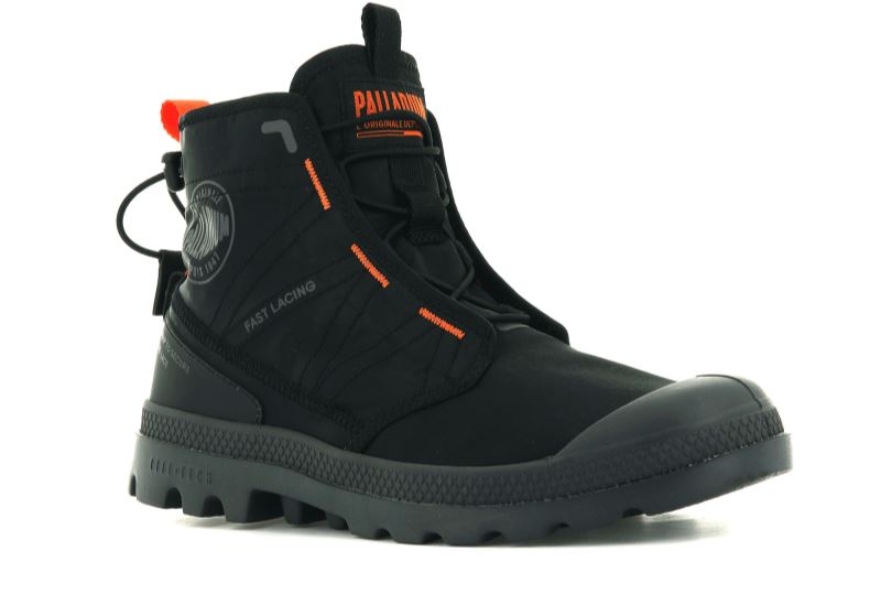 Palladium Pampa Travel Lite Planinarske Cipele Ženske Crne Crne | yIdHuiJZ