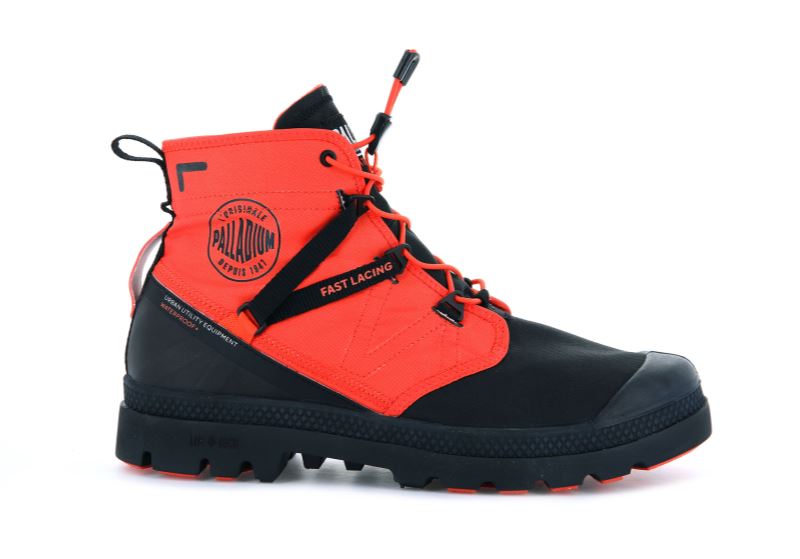 Palladium Pampa Travel Lite+ Waterproof Vodootporne Čizme Muške Crvene | JzP1mZCR