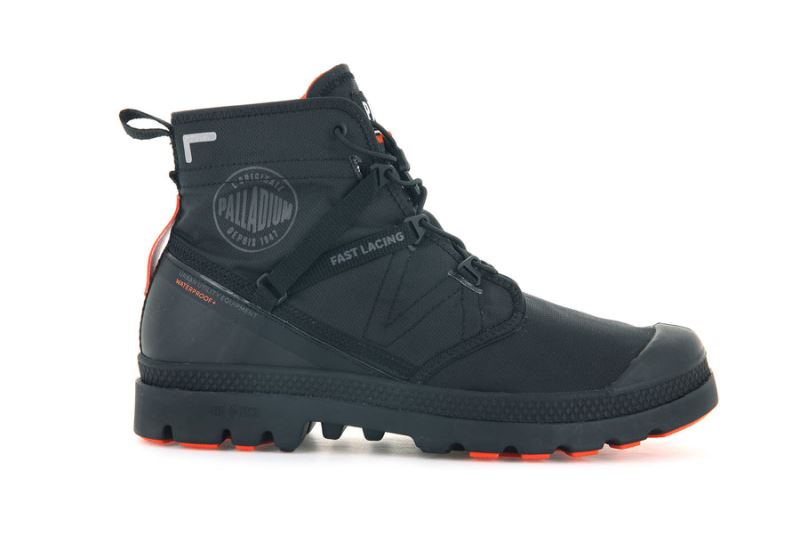 Palladium Pampa Travel Lite+ Waterproof Vodootporne Čizme Ženske Crne Crne | aZzCO6jw