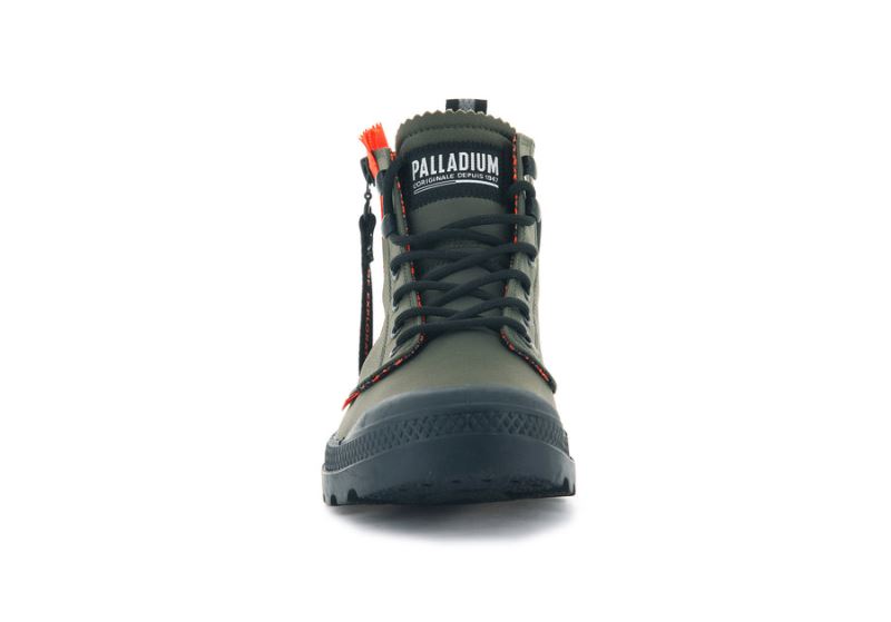 Palladium Pampa Unlocked Čizme Muške Tamno Maslinasto Zelene | VYlX8R1s