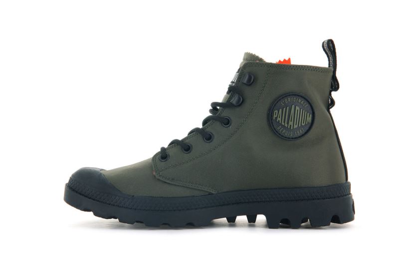 Palladium Pampa Unlocked Čizme Muške Tamno Maslinasto Zelene | VYlX8R1s