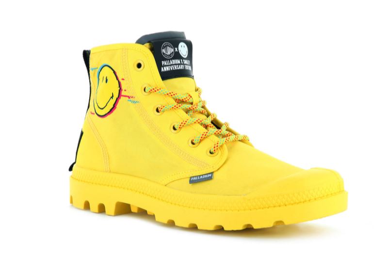 Palladium Pampa X Smiley 2000 Čizme Muške Žute | HWg5tb6B