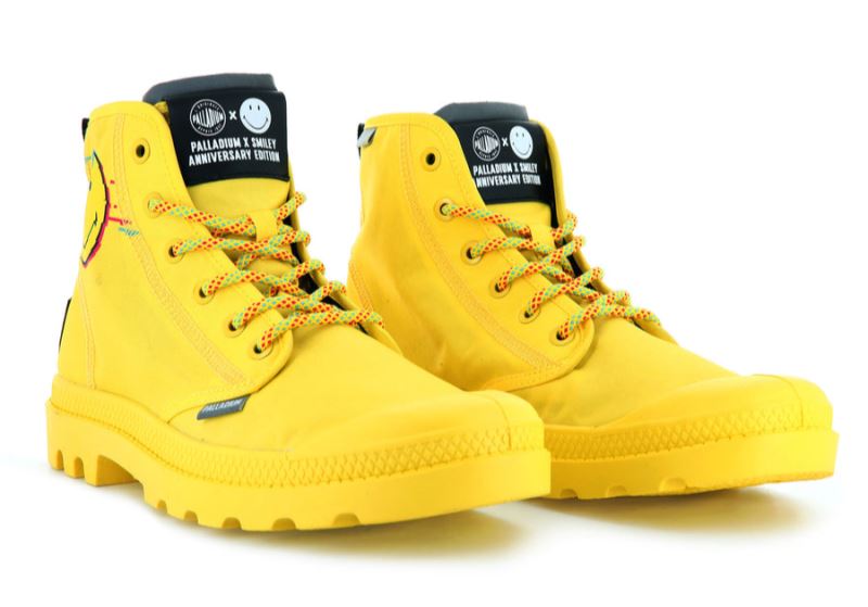 Palladium Pampa X Smiley 2000 Čizme Muške Žute | HWg5tb6B