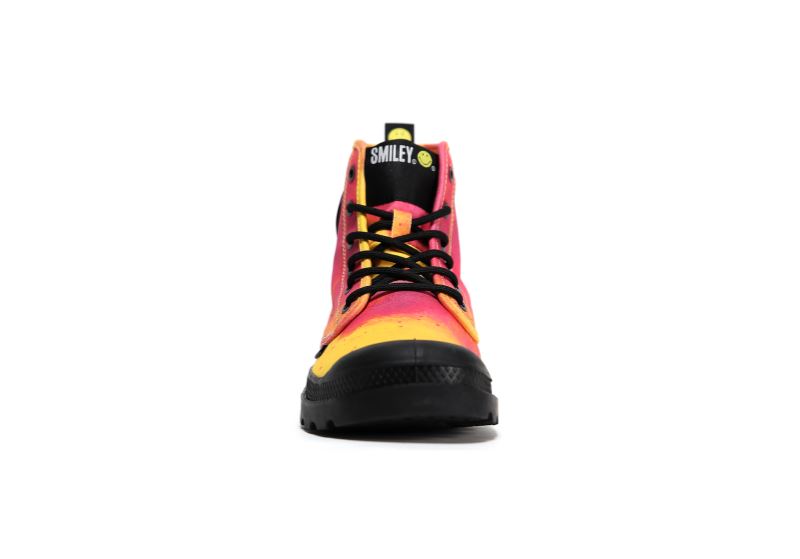 Palladium Pampa X Smiley 50 Čizme Muške Žute Roze Narančaste | nCcXHi2c