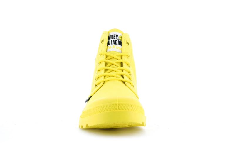 Palladium Smiley ® Pampa Hi Be Kind Planinarske Cipele Muške Žute | 6kNZWuag