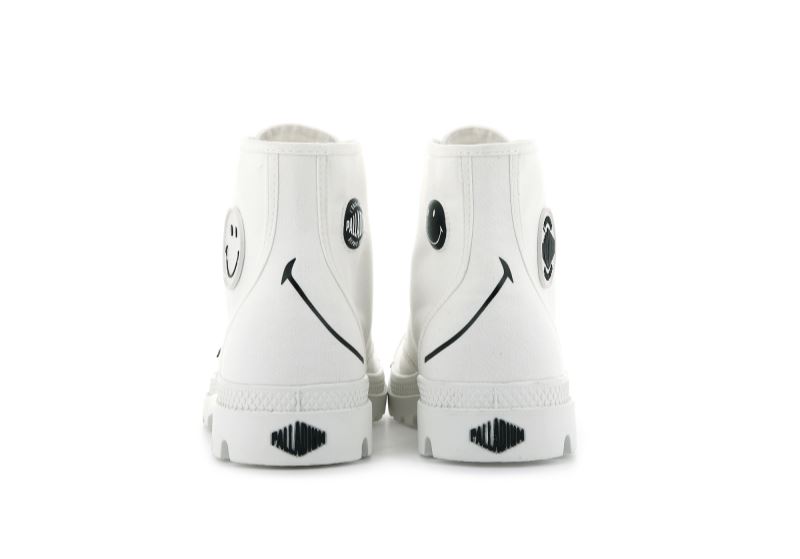 Palladium Smiley ® Pampa Hi Be Kind Planinarske Cipele Muške Bijele | Z3ZpgpRx