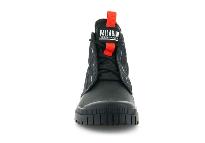 Palladium Sp20 Hi Sport Patike Ženske Crne Crne | Pl3w6Hr7