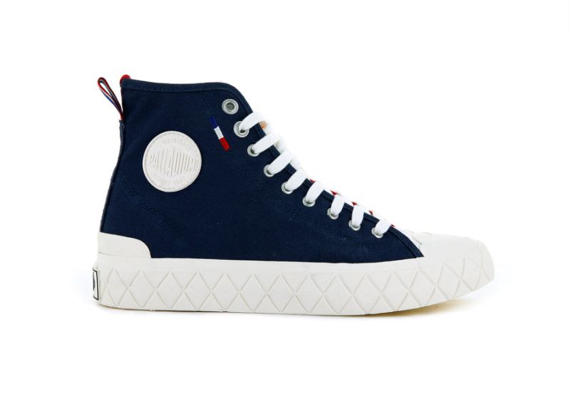 Palladium Srednje Palla Ace Canvas Mid Patike Muške Indigo | nnFEO4pg