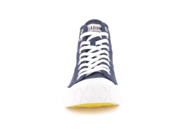 Palladium Srednje Palla Ace Canvas Mid Patike Ženske Indigo | rYwPpEum