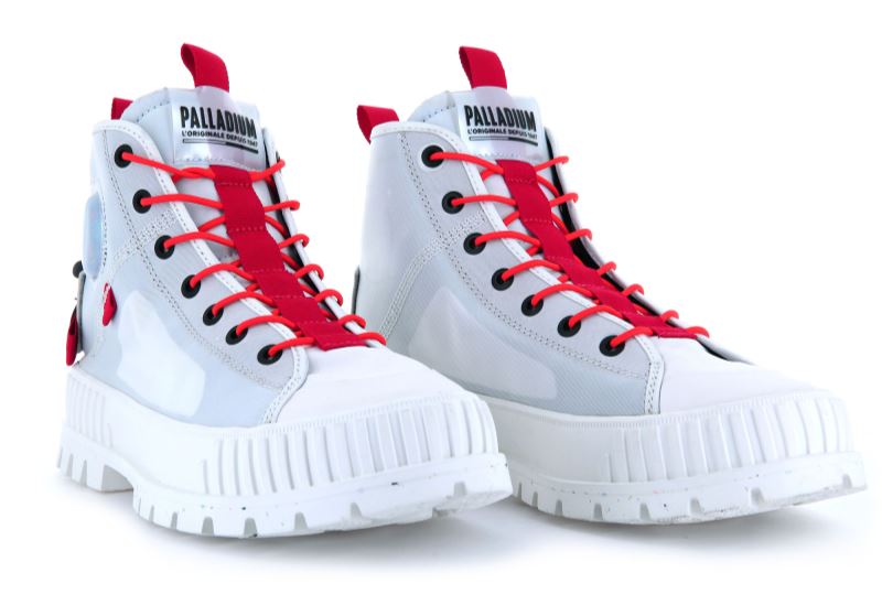 Palladium Srednje Pallashock Mid Ticket To Earth Patike Muške Bijele | 24VOv6n4