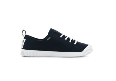 Palladium Niske Easy Lace Canvas Patike Ženske Indigo | QLmmm5Np