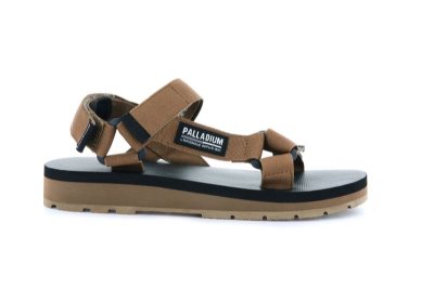 Palladium Outdoorsy Urbanity Sandale Muške Maslinasto Zelene | 5Ilkv4U5