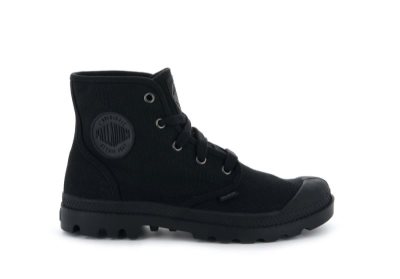 Palladium Pampa Hi Planinarske Cipele Ženske Crne Crne | 5EGsugqT