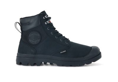 Palladium Pampa Shield Wp+ Lux Čizme Muške Crne Crne | H1e8OvI0