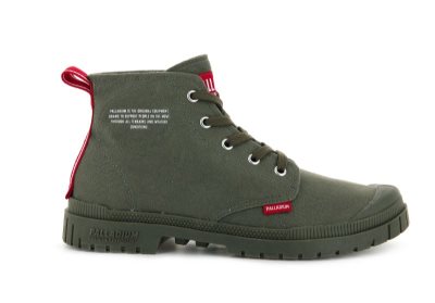 Palladium Pampa Sp20 Dare Čizme Muške Tamno Maslinasto Zelene | 9SZu2BQV